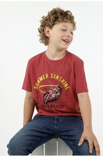 Tennis Camiseta roja para niño oferta