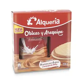 Makro Caja obleas arequipe alqueria 240g oferta