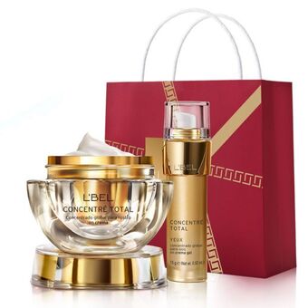 L'bel Set concentré total rostro, concentré ojos y bolsa de regalo oferta