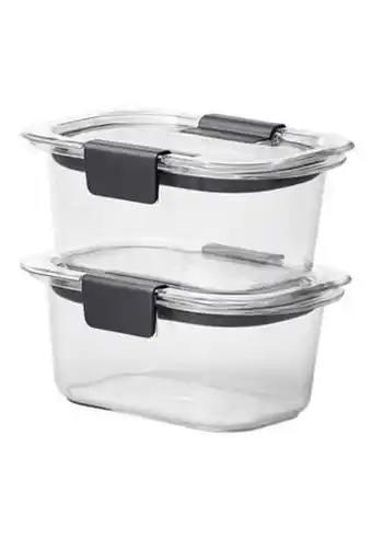 Dafiti Set recipiente porta comidas rubbermaid brilliance 307 ml x2 oferta