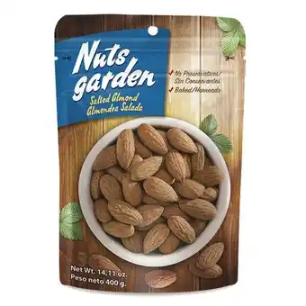 Éxito Almendras saladas nuts garden 400 gr oferta