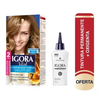 Éxito Tintura 800 dtpe+oxig vit 9% igora vital 2 und oferta