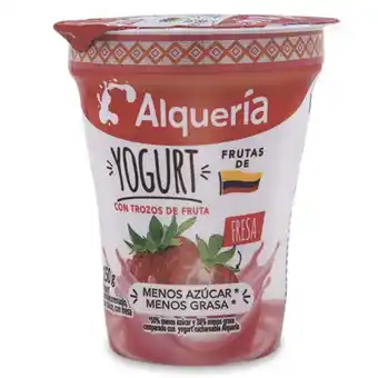 Makro Yogurt sabor fresa alqueria vaso 150g oferta
