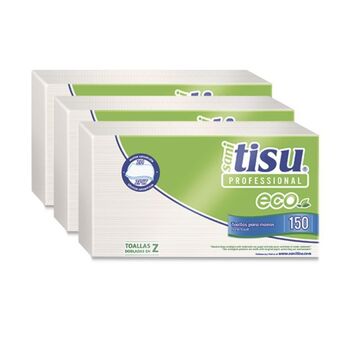 Makro Toalla de papel sanitisu ecologico doblada en z 150hx3u oferta