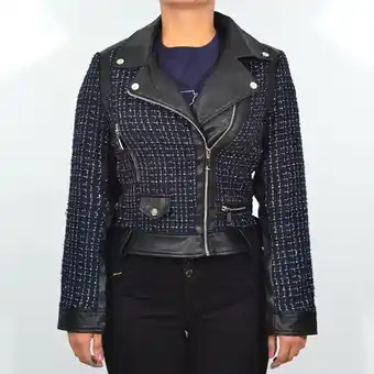 Kenzo Jeans Chaqueta sintetica combinada gabriela oferta
