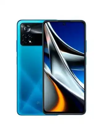 Flamingo Celular poco x4 pro 128gb/6gb azul oferta