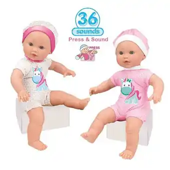 Superdroguería Olímpica Muñeca bebé loko toys 35 cm con sonidos oferta