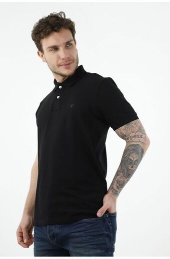 Tennis Polo negra para hombre oferta