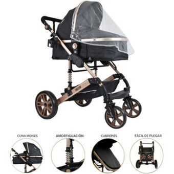 Linio Coche bebe frezzio priori moises negro oferta