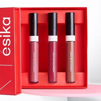 Ésika Set hidracolor mate nude oferta