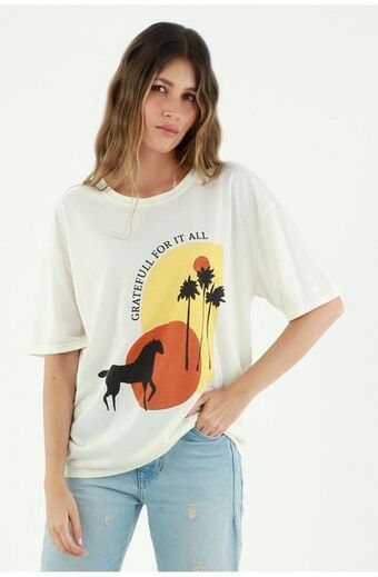 Tennis Camiseta estampada para mujer oferta