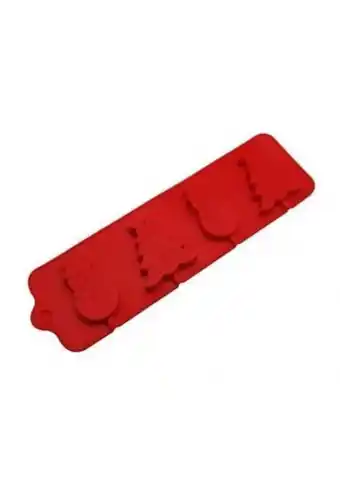 Molde silicona colombina navidad x 4 cav