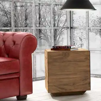 Muebles Jamar Mesa esquinera axxis natural oscuro oferta