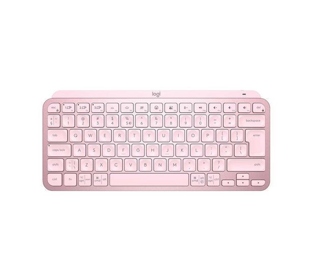 Panamericana Teclado inalámbrico logitech mx keys mini, rosado oferta