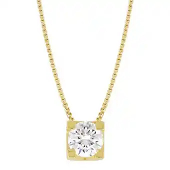 Kevin's Joyeros Gargantilla en oro amarillo de 18 kilates, veneciana, con zircon central, 40 cm. de largo, 4.50 mm. de ancho oferta