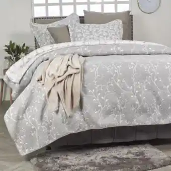 Brissa Cubrecama jacquard zabi gris claro oferta