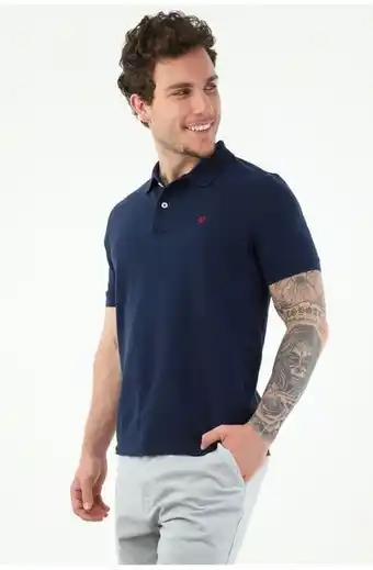 Tennis Polo azul para hombre oferta