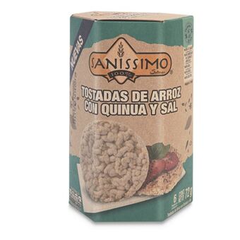 Makro Tostada de arroz sanissimo con quinua y sal 72g oferta