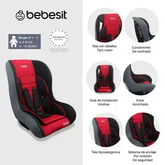 Éxito Silla carro rally red bebé bebesit 7211r oferta