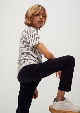 Mango Pantalón cargo algodón oferta