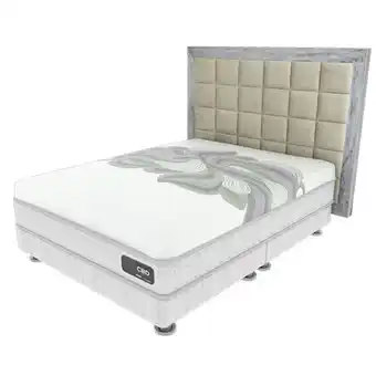 Americana de Colchones Combo colchón natural cbd ncs+ base cama + cabecero 200*200 oferta