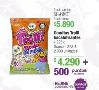 Jumbo Gomitas trolli escalofriantes x 225 g oferta