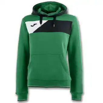 Joma Sudadera con capucha mujer crew ii verde oferta