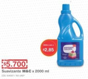 Makro Suavizante M&C 2000ml oferta