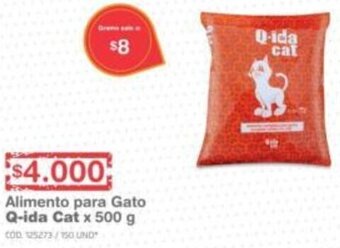 Makro Alimento para Gato Q-ida Cat 500g oferta