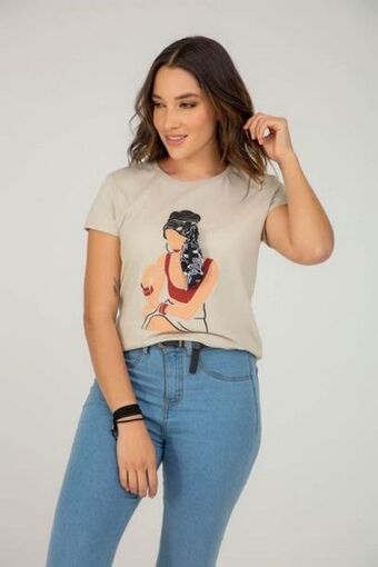 Carmel Camiseta manga corta amarillo oferta