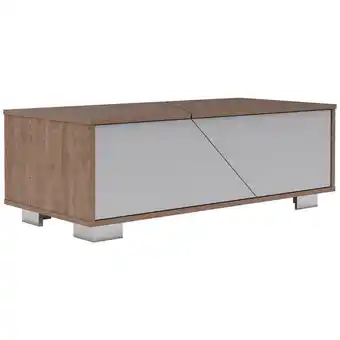 FUN Fábricas Unidas Mesa de centro fraktal blanco+miel oferta