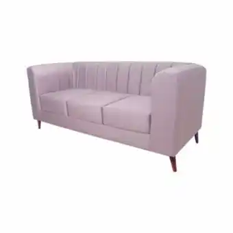 Alkosto Sofá tukasa luxury 3 puestos velvet cherry oferta