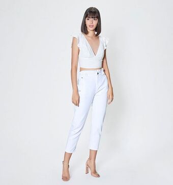 Studio F Blusa crop oferta