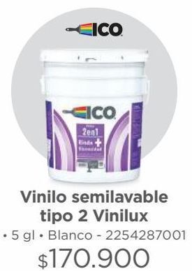 Easy Vinilo t2 5gl vinilux blanco oferta