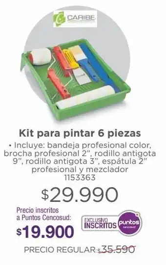 Easy Kit para pintar 6 piezas easy caribe oferta