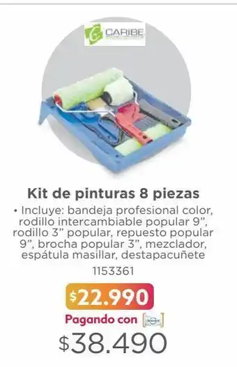 Easy Kit para pintar 8 piezas easy caribe oferta