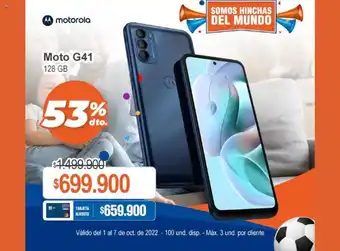 Alkosto Motorola Moto G41 128 GB oferta