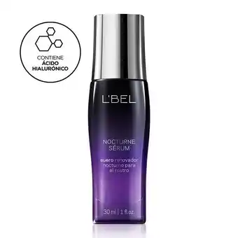 Nocturne sérum suero facial con ácido hialurónico 30 ml.