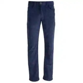 VO5 Pantalón masculino en pana color verde oscuro regular fit oferta