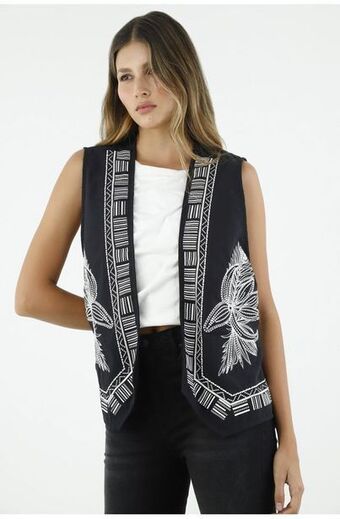 Tennis Chaleco negro para mujer oferta