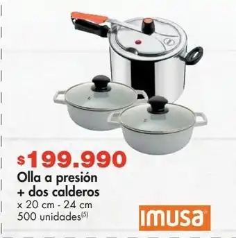 Metro Olla a presión + dos calderos oferta