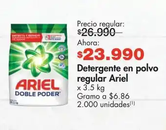 Metro Detergente en polvo ariel x 3.5kg oferta