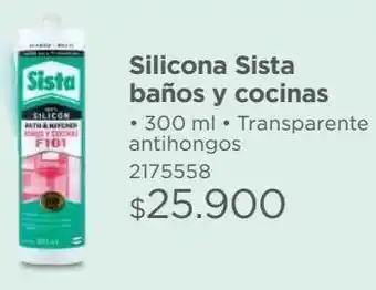 Easy Silicona sista b&c transp antihongo300ml oferta