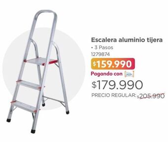 Easy Escalera aluminio tijera 3 esc basica oferta