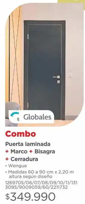 Easy Puerta lamin wengue s/rh 90x220cm lvetav oferta