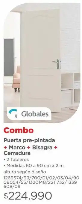 Easy Puerta 2 tb 60x200cm hdf/bastidor mad s oferta