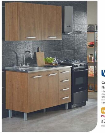 Easy Cocina caishi native 120cm izq gvart 122 oferta