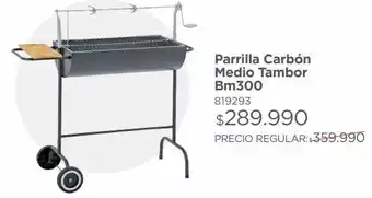 Easy Parrilla c/tapa medio tambor oferta