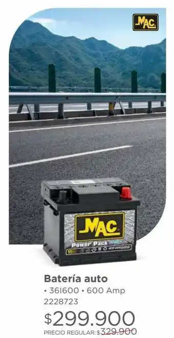 Easy Bateria 36i600 mac 600 ampah oferta
