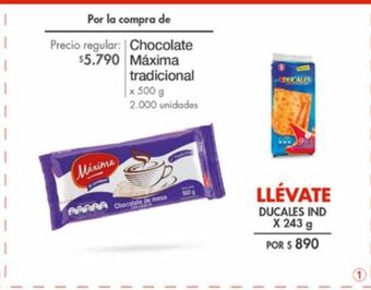 Metro Chocolate máxima x 500g oferta